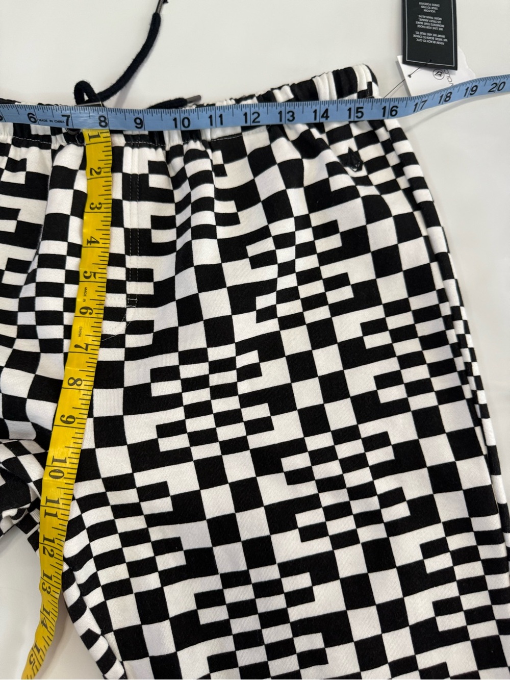 Volcom NWT Black & White Checkerboard Jogger Pants In size medium - Picture 13 of 16